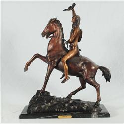 "Scalp" Bronze by Frederic Remington