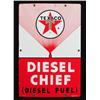 Image 1 : Texaco Diesel Chief Porcelain Pump Sign