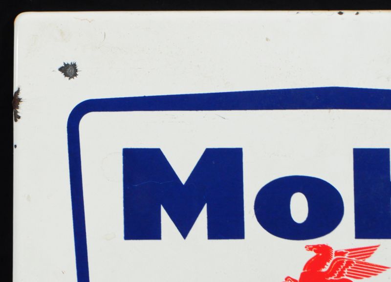 Mobil Gas Rotating Sign 2 Mobil Gas Porcelain Pump Signs