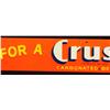 Image 3 : Crush Soda Tin Door Sign Mint NOS