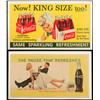 Image 1 : Two Coca Cola Advertising Paper Signs Sprite Boy