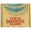 Image 8 : Gem Razors & Schick Razors Cardboard Signs