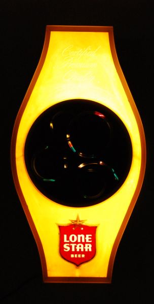 Lone Star Beer Lighted Motion Sign