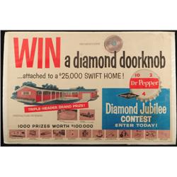 Dr. Pepper Diamond Jubilee Contest Poster