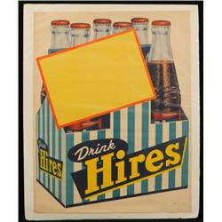 "Drink Hires" 6 Pack Advertising Poster