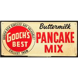 Gooch's Best Buttermilk Pancake Mix Tin Sign