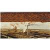 Image 10 : Pete Bros. Factory Scene Self Framed Tin Sign