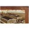 Image 2 : Pete Bros. Factory Scene Self Framed Tin Sign