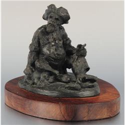Old Prospector Bronze Sculpture