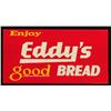 Image 1 : Flanged "Eddy's Good Bread" Tin Sign