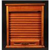 Image 1 : Oak Rail Road Roll Front Ticket Cabinet