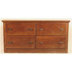 Four Drawer Oak General Store Counter