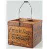 Image 5 : Fred W Doge "The All Cash Grocer" Wood Box Iowa