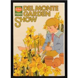Del Monte Garden Show Poster Yellow Flowers