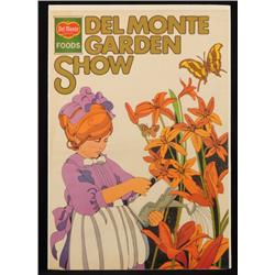 Del Monte Garden Show Poster  Orange Flowers