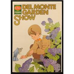 Del Monte Garden Show Poster Purple Flowers