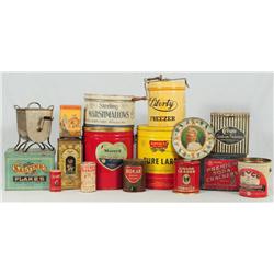Collection Of Country Store Tins & Advertising