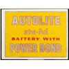 Image 1 : Autolite Sta-Ful Battery Cardboard Sign