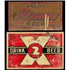 Image 1 : Alamo & 2X Beer Advertising Tin Signs Texas Beer