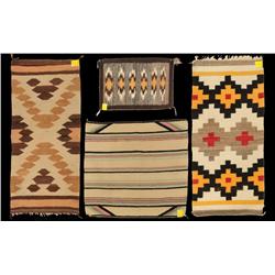 Collection of 4 Navajo Rugs