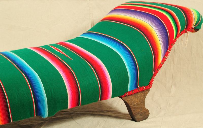 Mexican Blanket Chaise Lounge