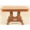 Image 2 : American Oak Dining Table & 15 Chairs