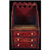 Image 2 : Red and Blue Painted Wall Shelf