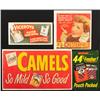 Image 1 : Lot of 4 Cigarette Advertising Signs/Posters Camel