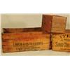 Image 2 : Collection of 5 Country Store Wooden Crates