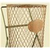 Image 2 : Vintage Wire Trash Can With Rolling Cart