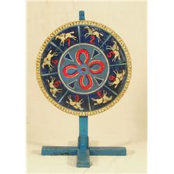 Folk Art Gambling Wheel