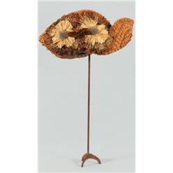 Country Store Hat Stand with Hat