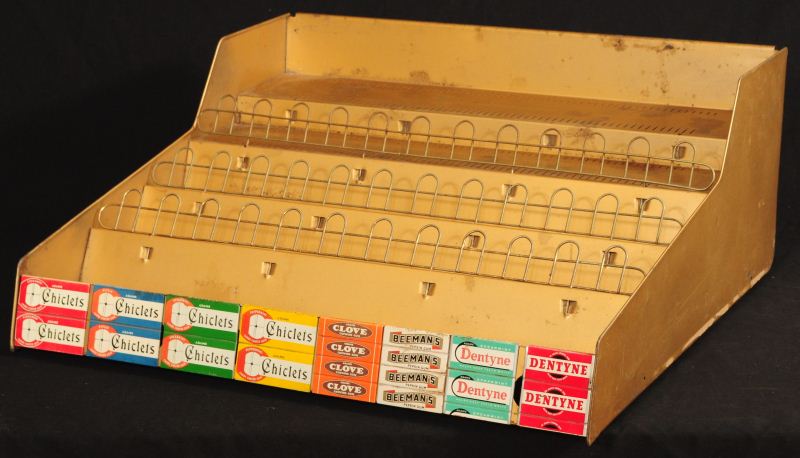 Vintage Gum Counter Top Display Rack