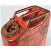 Image 2 : US Marked WW II Gasoline Container Old Red Paint