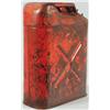 Image 3 : US Marked WW II Gasoline Container Old Red Paint