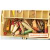 Image 12 : Three Vintage Tackle Boxes With Lures