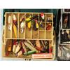 Image 4 : Three Vintage Tackle Boxes With Lures