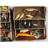 Image 6 : Three Vintage Tackle Boxes With Lures
