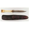 Image 1 : Knife with Bone Handle and Sheath