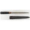 Image 1 : Old Dagger Boot Knife with Leather Sheath
