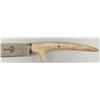Image 2 : Herder Hunting Knife with Antler Handle