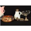 Image 2 : Collection of Glassware, Pottery, & Silver Shakers