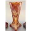 Image 3 : Imperial Slag Glass Candle Holders and Vase Set