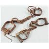 Image 1 : Two Hand Forged & Decorated Slave Shackles