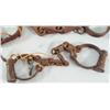 Image 2 : Two Hand Forged & Decorated Slave Shackles