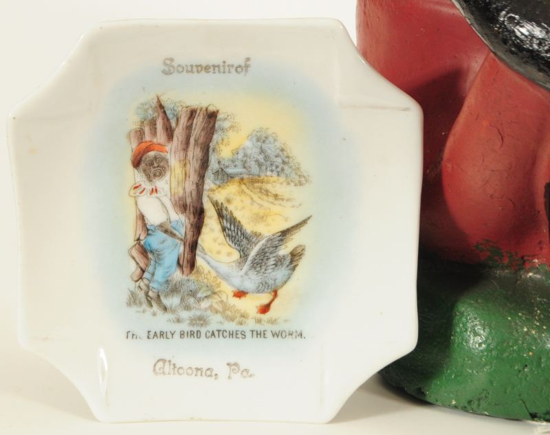 Sambo Fishing Lure, Black Americana Bank & Plate