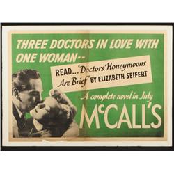 "Doctors Honeymoons Are Brief" McCalls Poster