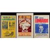 Image 1 : Lot of 3 Event Advertising Posters