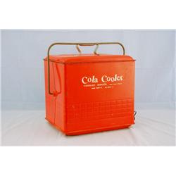 Vintage Cola Cooler with Bottle Opener