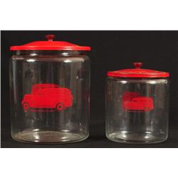 2 Gordon's Country Store Countertop Jars